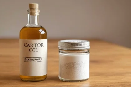 Castor Oil and Baking Powder