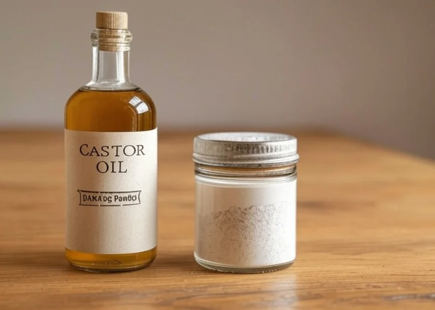 Castor Oil and Baking Powder